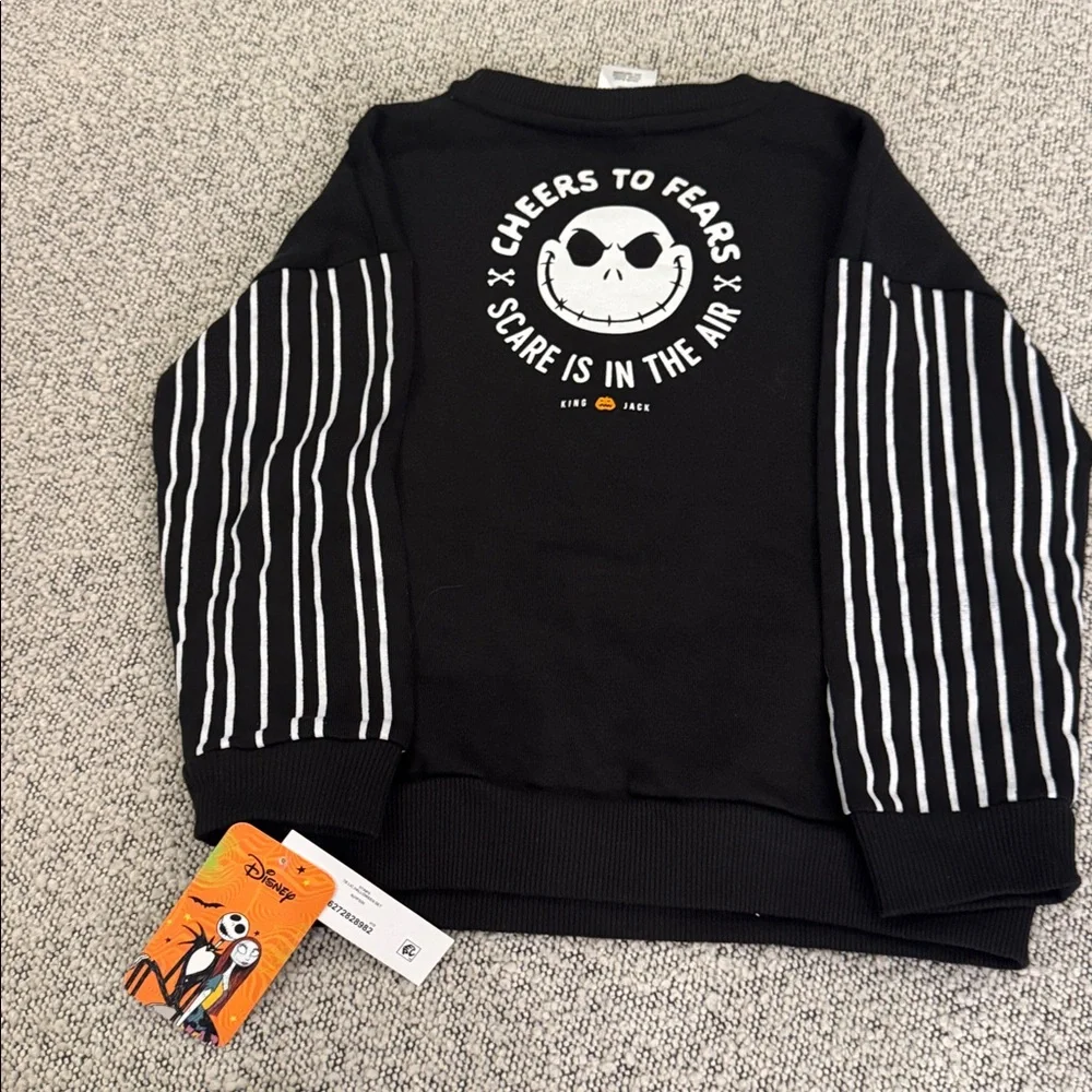 Nightmare before Christmas Skeleton Sweatshirt and Pants Set kids size 5‎